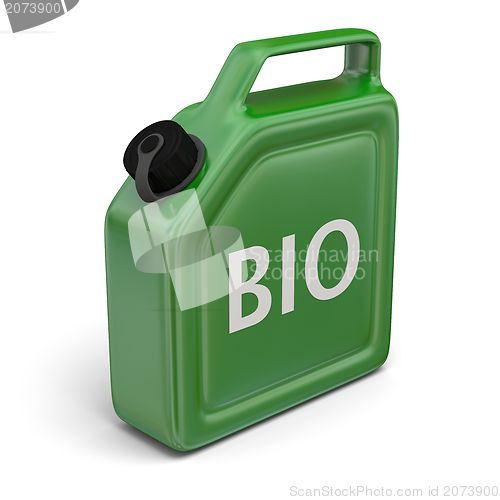 Image of Jerry can with bio fuel