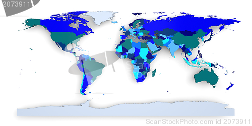 Image of Political world map