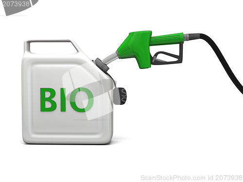 Image of Jerry can with bio fuel