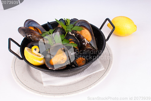 Image of Steamed mussels