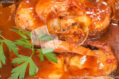Image of Hake in cider sauce