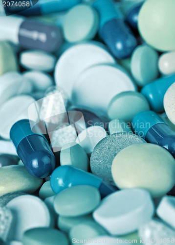 Image of Medical pills close-up