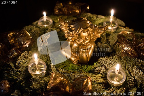 Image of Beautiful advent wreath