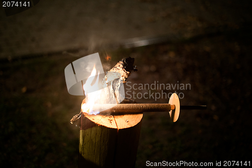 Image of Burning Torch