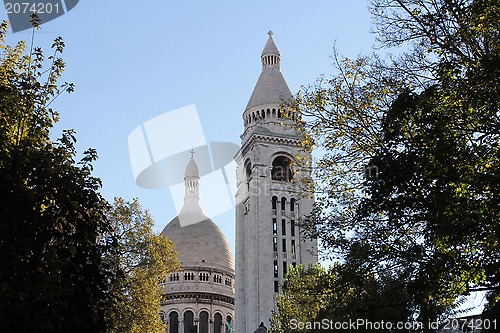 Image of Basilique of Sacre Coeur, Montmartre, Paris