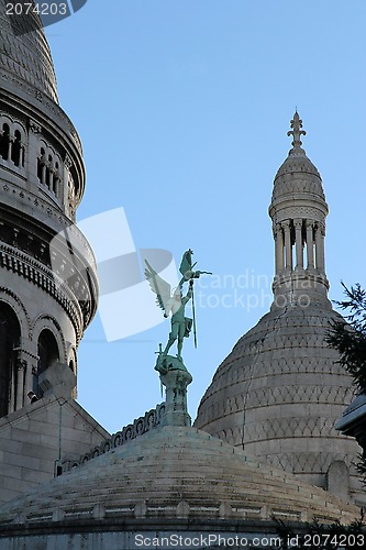 Image of Basilique of Sacre Coeur, Montmartre, Paris