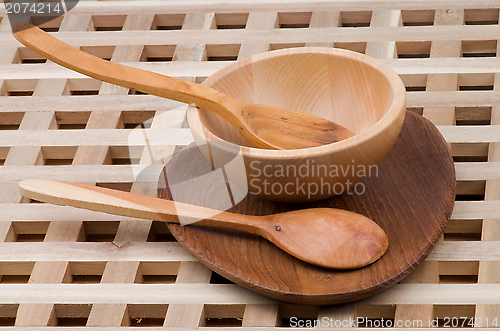 Image of Wood Kitchen Utensil