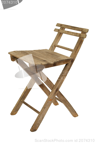 Image of Folding Wooden Chair