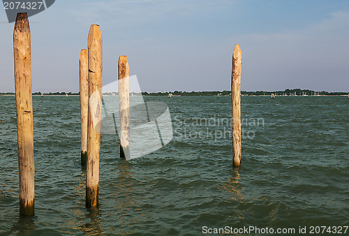 Image of Wooden Poles