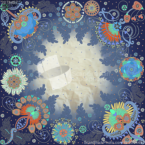 Image of floral frame