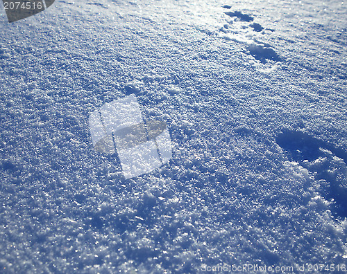 Image of background of white snow