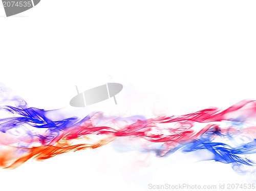 Image of Smoke on white background