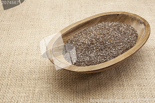 Image of chia seeds in bowl