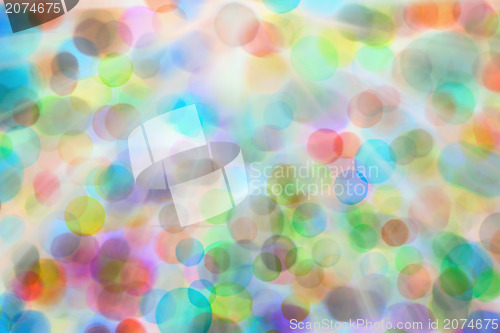 Image of Blurred abstract pattern - light circle background