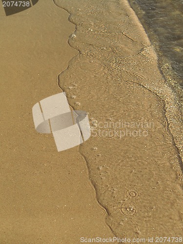 Image of Transparent sea wave