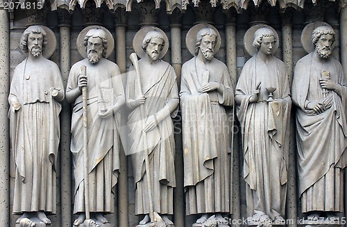 Image of Bartholomew, Simon, James the Less, Andrew, John, and Peter