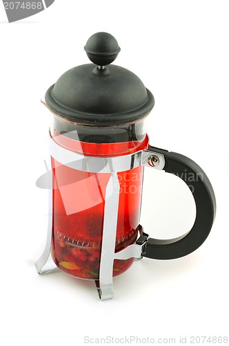 Image of berries  tea