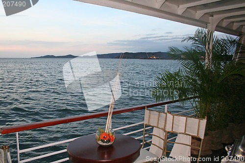 Image of Interior of a luxury yacht