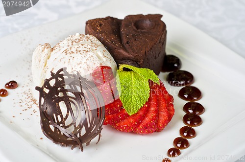 Image of Chocolate flan