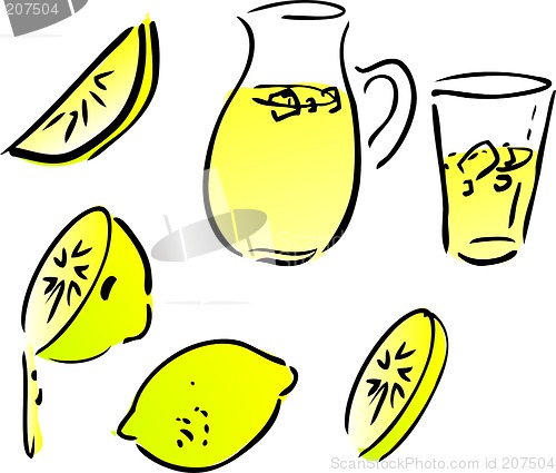 Image of Lemonade and lemons