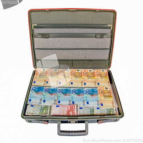 Image of Suitcase with money