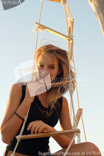 Image of Lovely teen girl