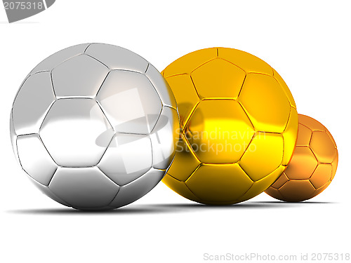 Image of soccer balls