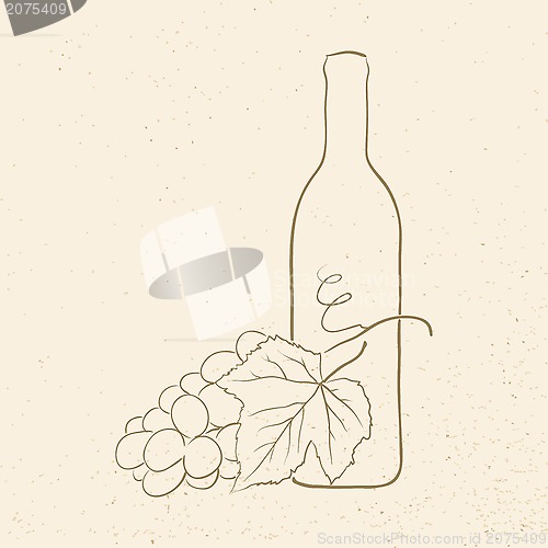 Image of wine and grapes