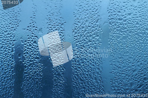 Image of Water drops on glass