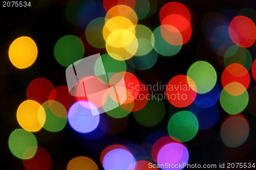 Image of Color blurred lights