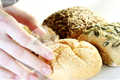 Image of Assortment of baked bread