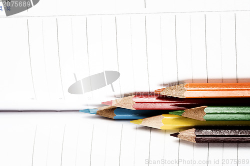 Image of Color pencil and agenda