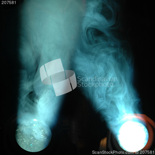 Image of Lights and smoke