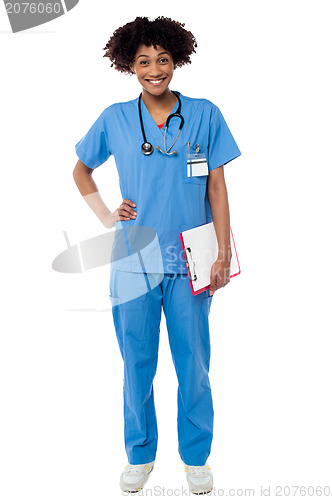 Image of Full length portrait of young medical professional