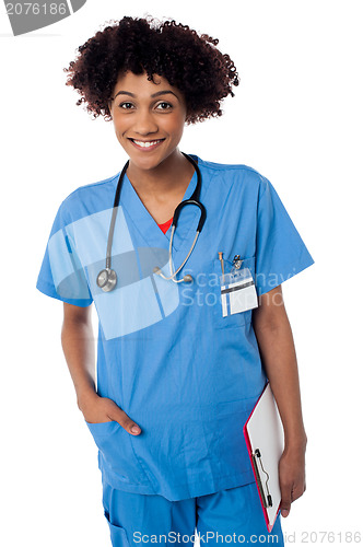 Image of Young medical doctor woman