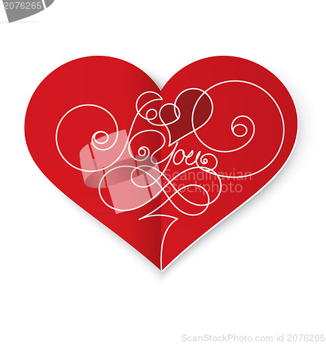Image of Heart card 