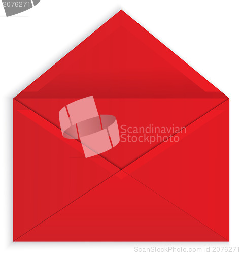 Image of Red envelope open 