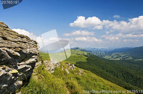 Image of Bieszczady mountains panoramic