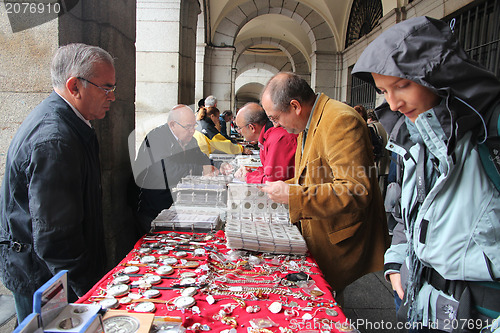 Image of Madrid collectibles market