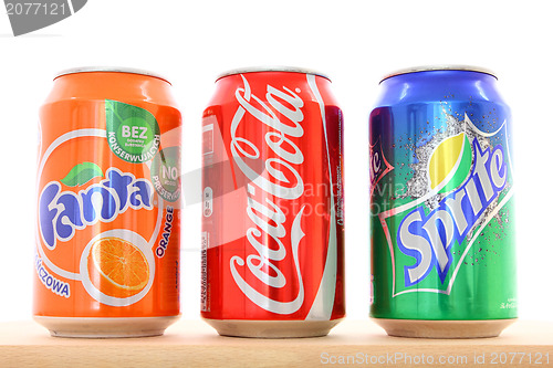 Image of Coca Cola, Fanta, Sprite