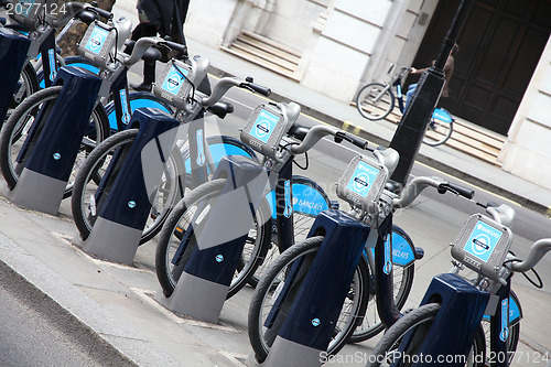 Image of London cycle hire