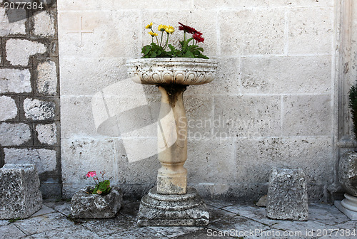 Image of Fragment of Our Lady of the Rock church in Perast, Montenegro