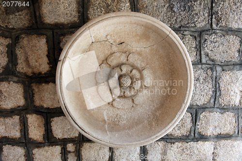 Image of Fragment of Our Lady of the Rock church in Perast, Montenegro