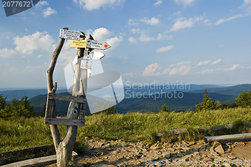 Image of Trail signpost