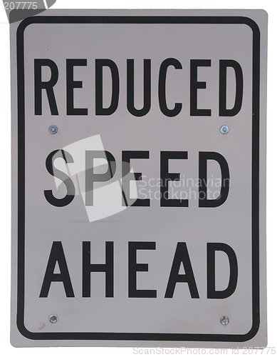 Image of Reduced Speed Ahead