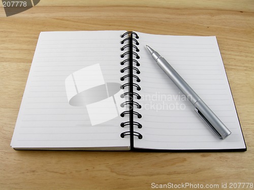 Image of Notebook & pen