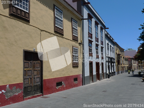 Image of street at la laguna, tenerife