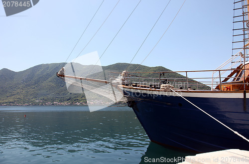 Image of Sailing vessel at the dock