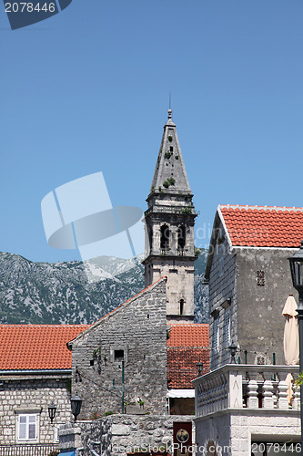 Image of Saint Nicholas chatolic church, Perast, Montenegro