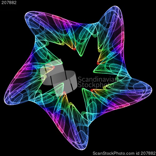 Image of spinning star